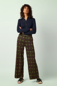 King Louie - Federica Timber Check broek in multi
