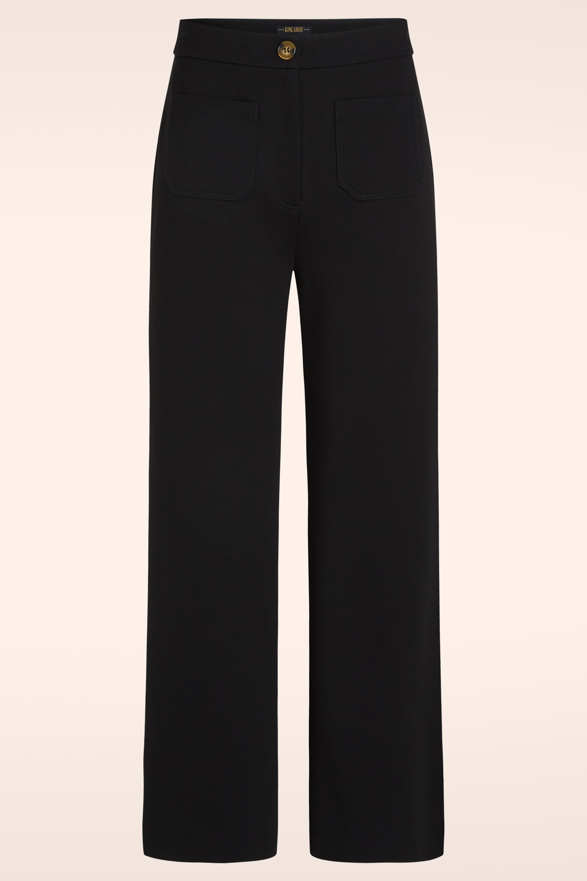 King Louie - Cinzia Pocket Uni Rodeo broek in zwart 2
