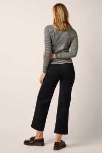 King Louie - Cinzia Pocket Uni Rodeo broek in zwart 3