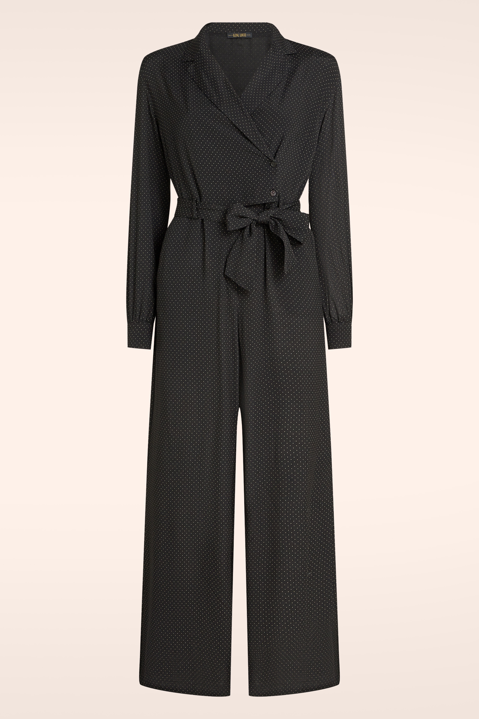 King Louie - Doris Tilly jumpsuit in zwart 2