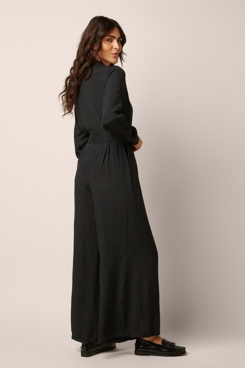 King Louie - Doris Tilly jumpsuit in zwart 5