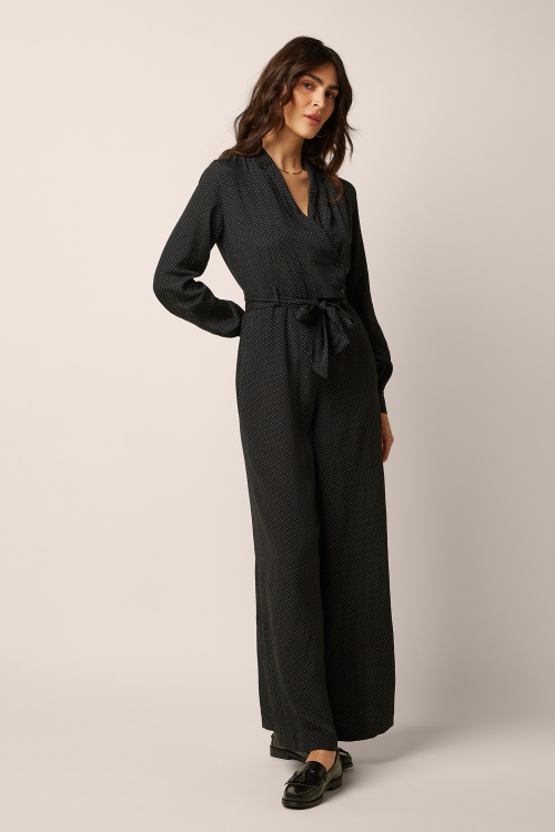 King Louie - Alicia Tilly blouse in zwart