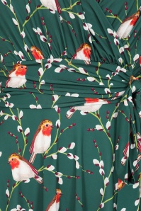 Vintage Chic for Topvintage - Topvintage exclusive ~ Caryl Robin swing jurk in groen 3