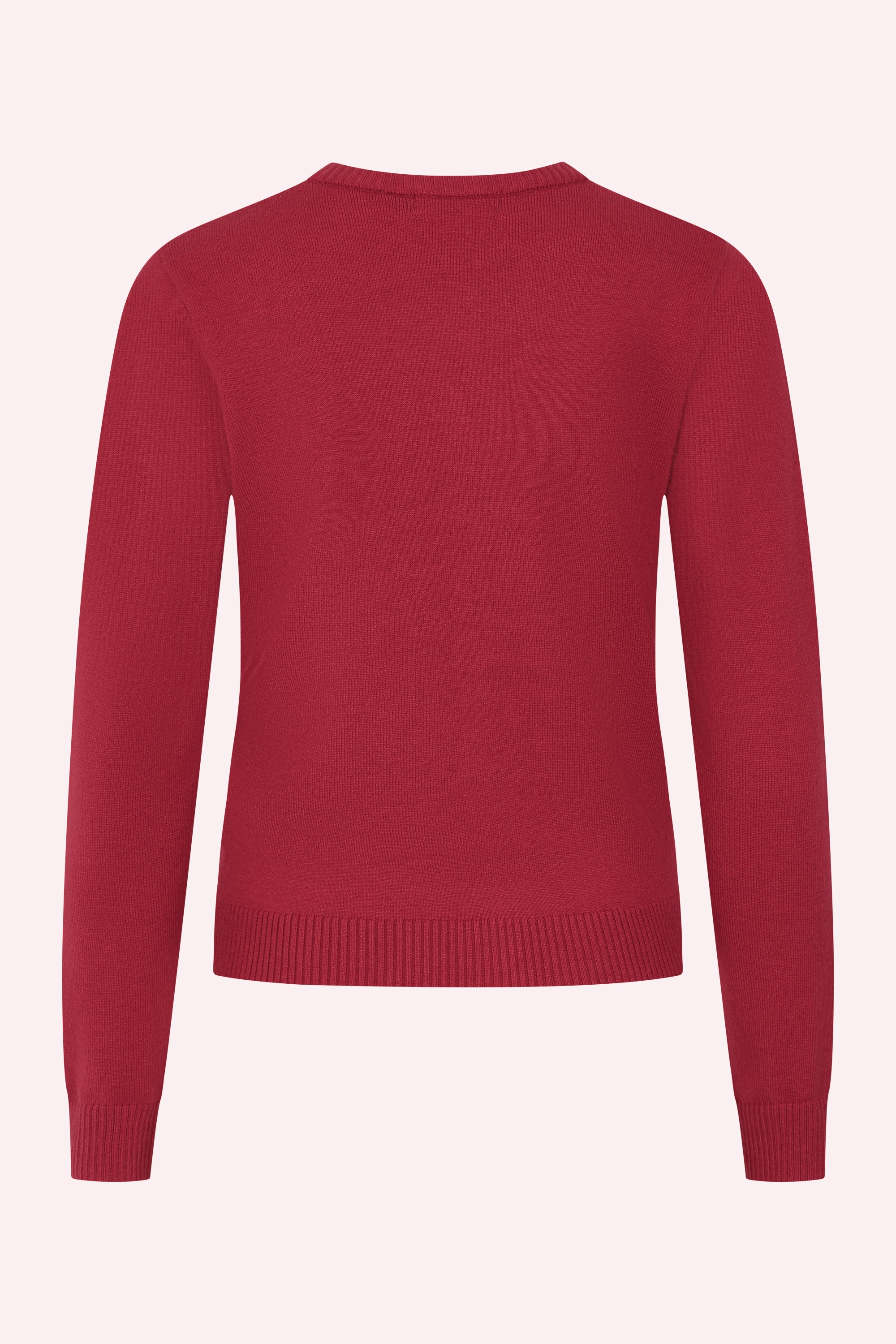 Banned Retro - Angela Cat Cardigan in Red 3