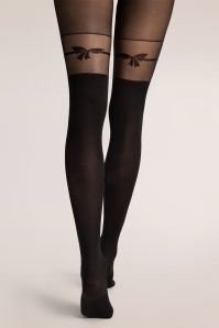 Fiorella - Fiocco Tights in Black 2