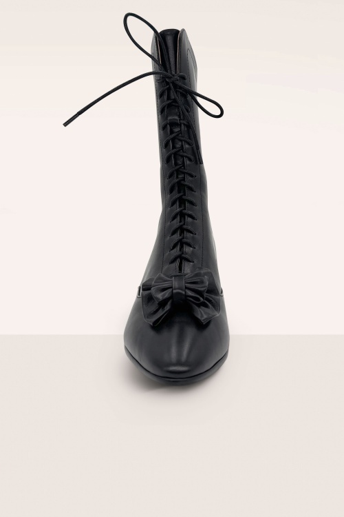 Chelsea Crew - Hamilton Booties in Black Leather 3
