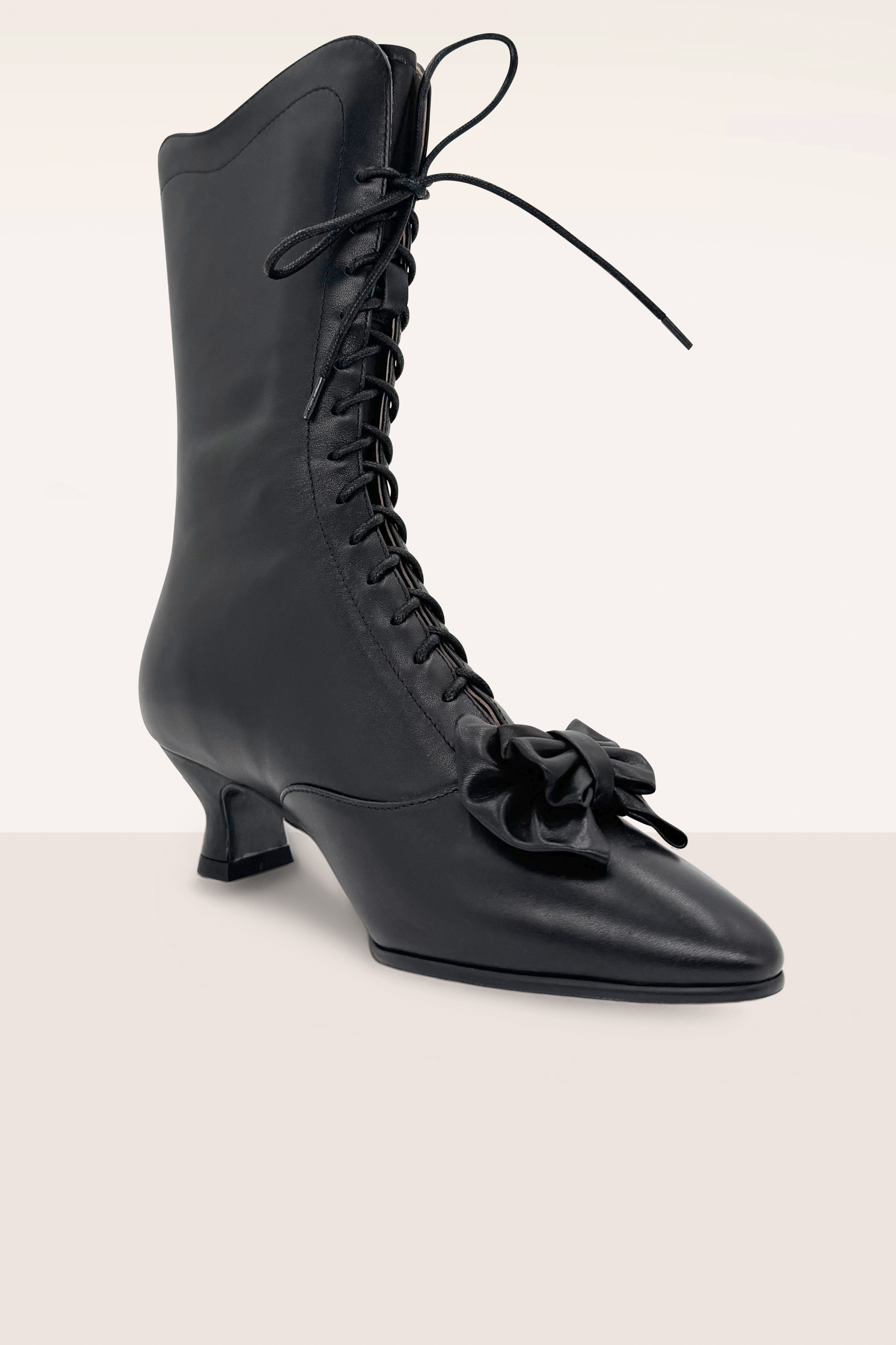 Chelsea Crew - Hamilton Booties in Black Leather 2