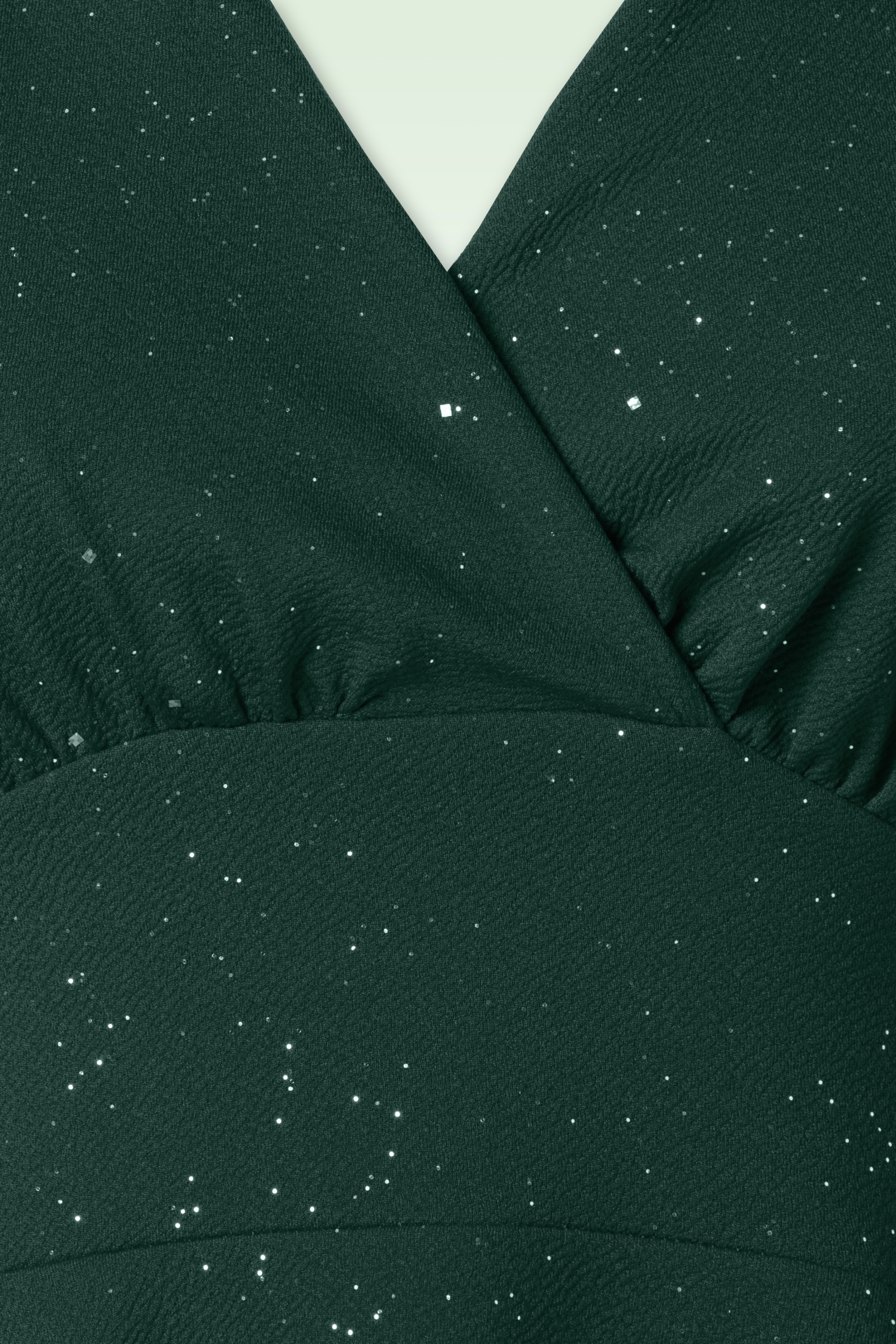 Vintage Chic for Topvintage - Topvintage exclusive ~ Glinda Glitter Swing Dress in Green 3