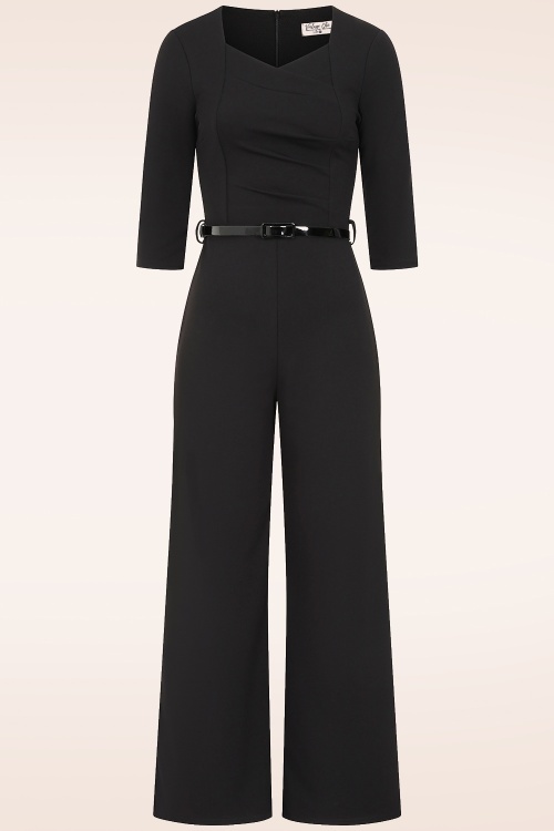 Vintage Chic for Topvintage - Topvintage exclusive ~ Joline Jumpsuit in Black