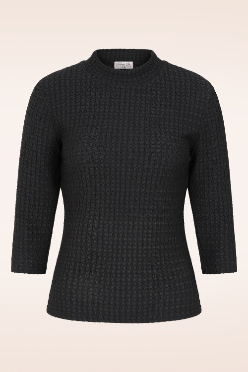 Vintage Chic for Topvintage - Topvintage exclusive ~ Melly Top in Black