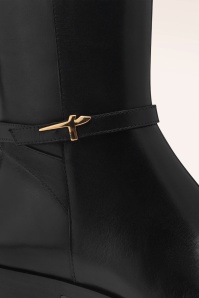 Tamaris - Lynn Leather Buckle Boots in Black 3