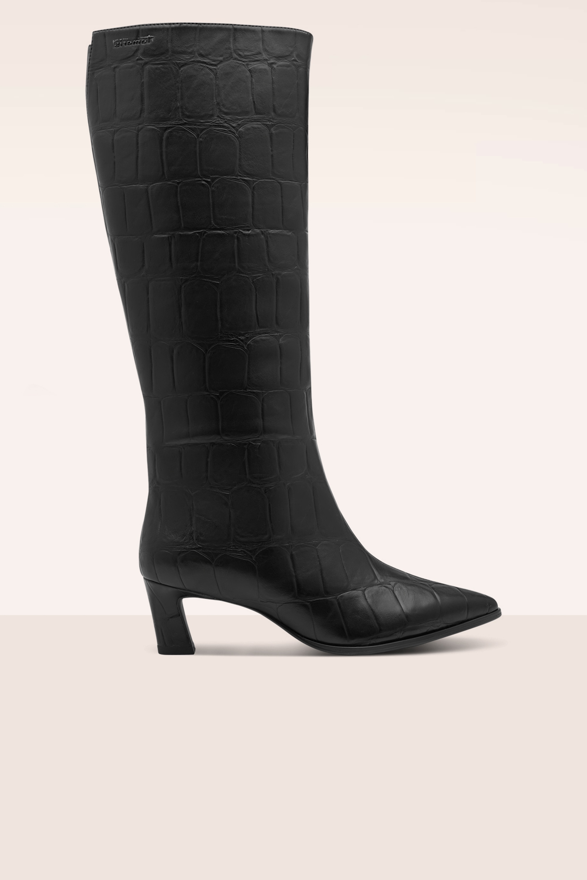 Tamaris - Cerena Croco Boots in Black