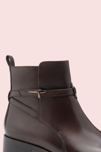 Tamaris - Natalie Leather Booties in Mahogany 3