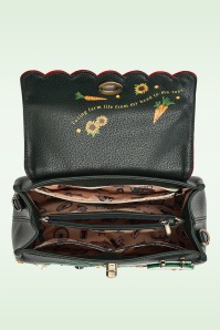 Vendula - Farmhouse Pantry Mini Grace tas in donkergroen en rood 2