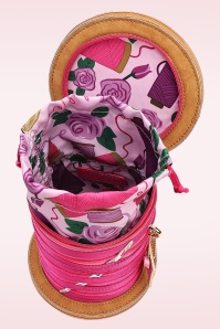 Vendula - Sewing Box Scrapbook Cotton Reel Bag in Pink 4