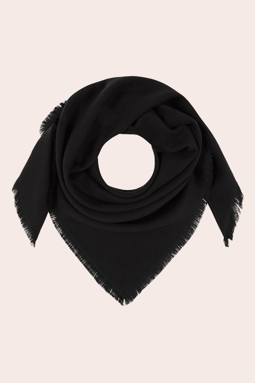 Banned Retro - Rosalie Soft Scarf in Black