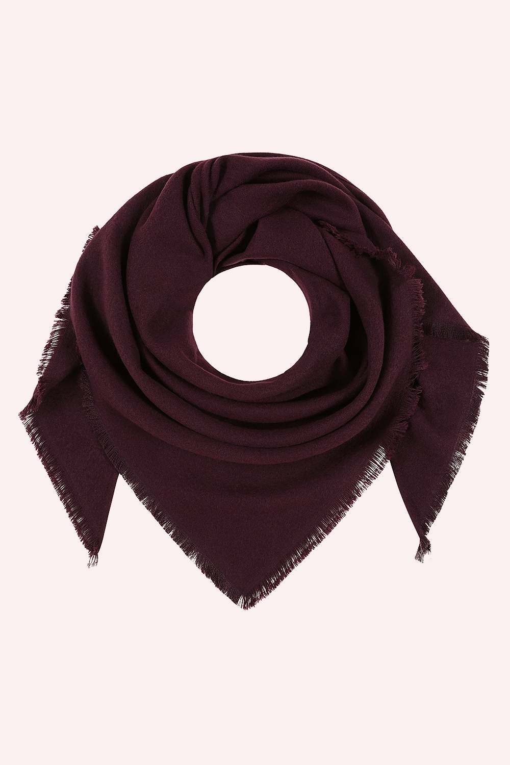 Banned Retro - Rosalie Soft Scarf in Burgundy