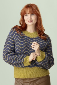 Surkana - Buno Perkins Waves sweater in groen