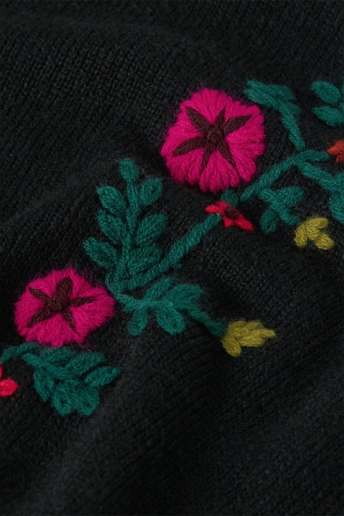 King Louie - Nilde Moss Top in Black 4
