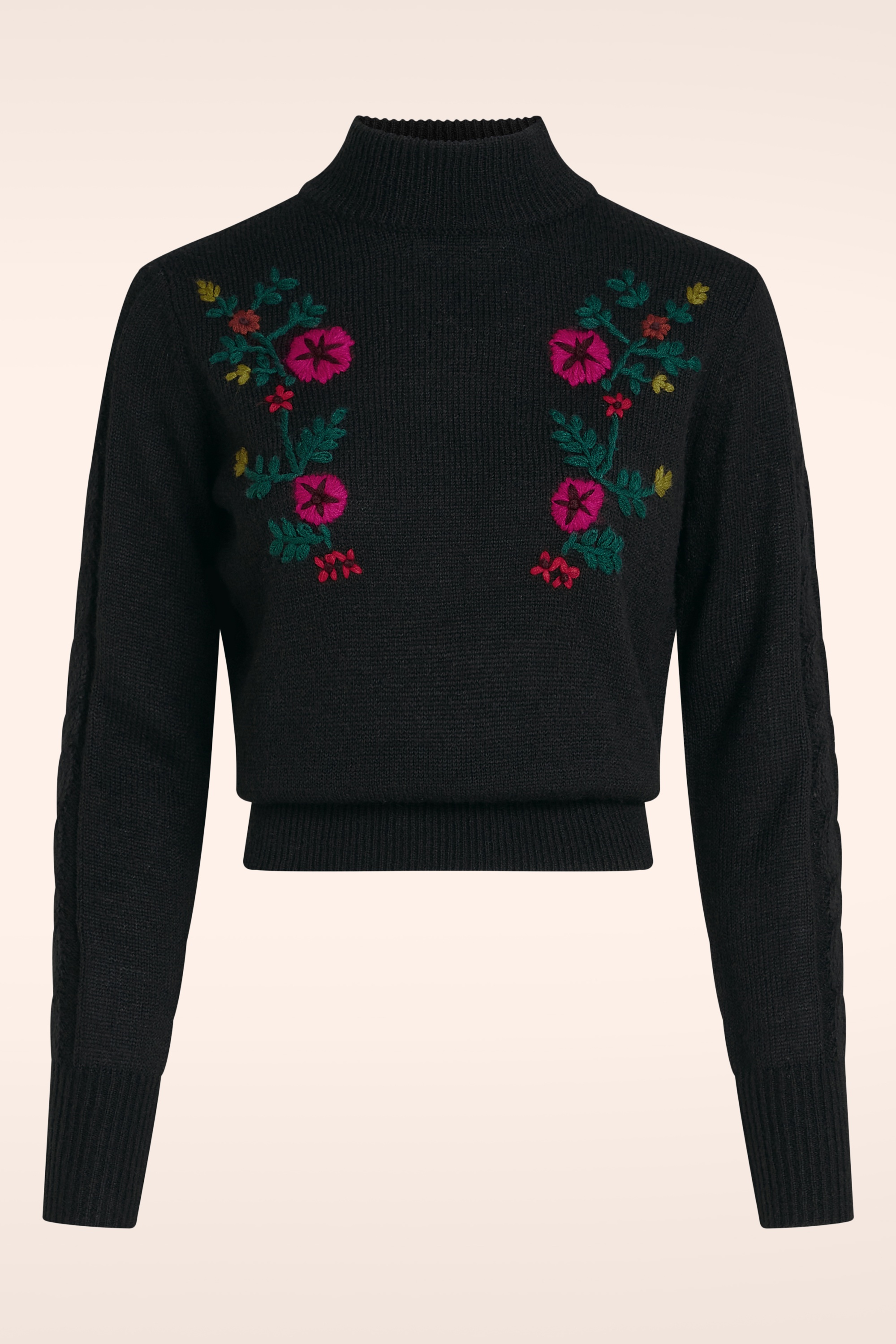 King Louie - Nilde Moss Top in Black
