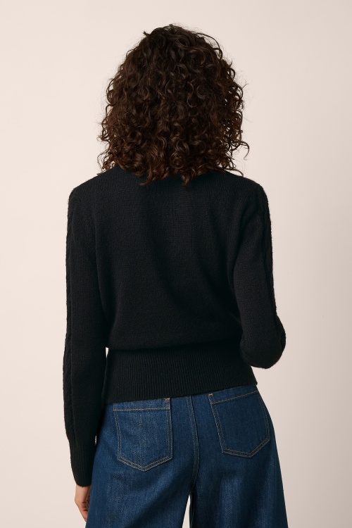 King Louie - Nilde Moss Top in Black 5