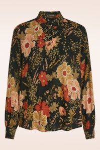 King Louie - Maisie Mabel blouse in zwart 2