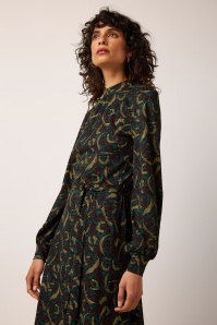 King Louie - Phoebe Sage jurk in zwart 2