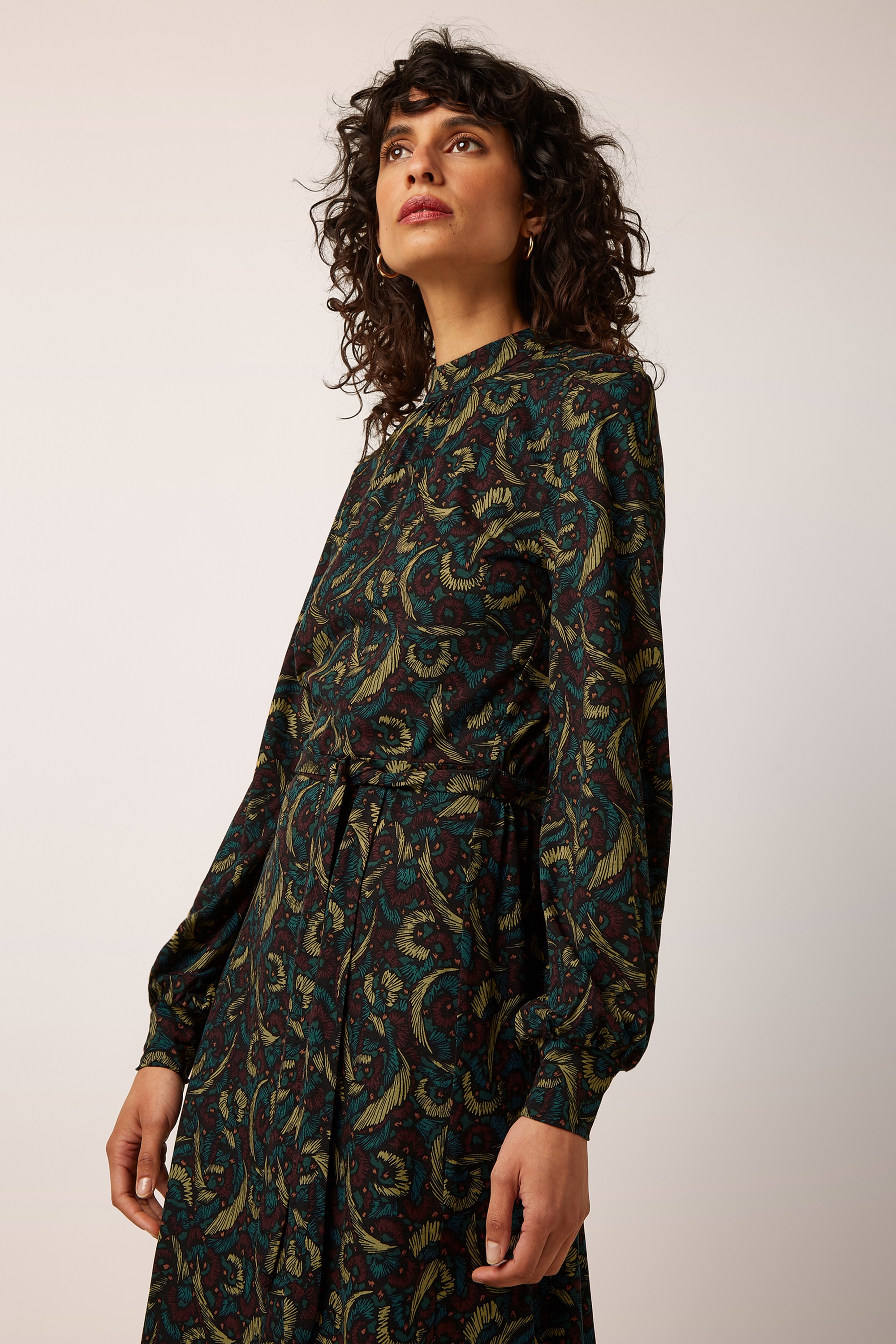 King Louie - Phoebe Sage jurk in zwart 2