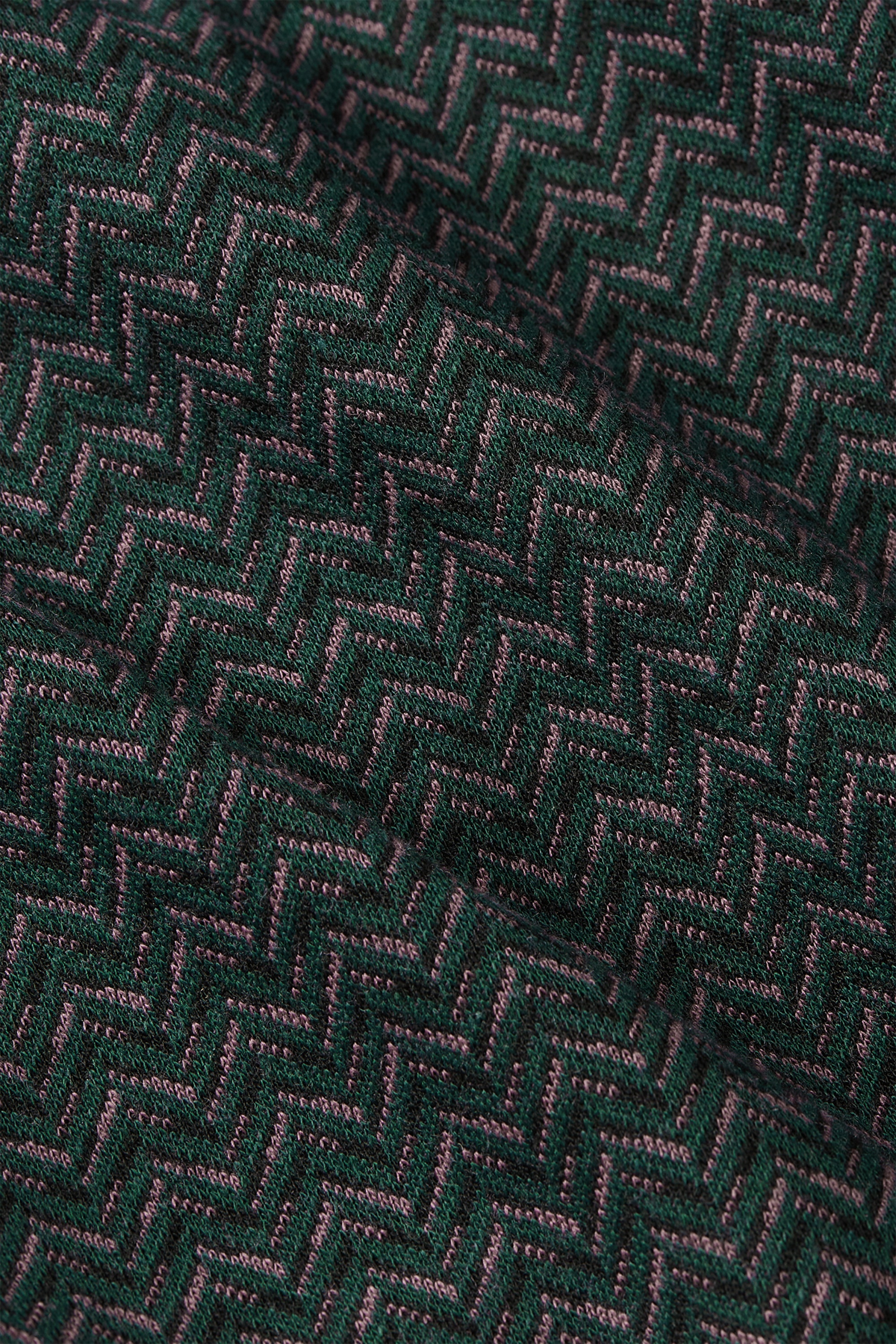 King Louie - Mona Wander jacquard jurk in dennengroen 5