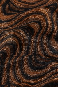King Louie - Phoebe Jackie jacquard jurk in zwart 5