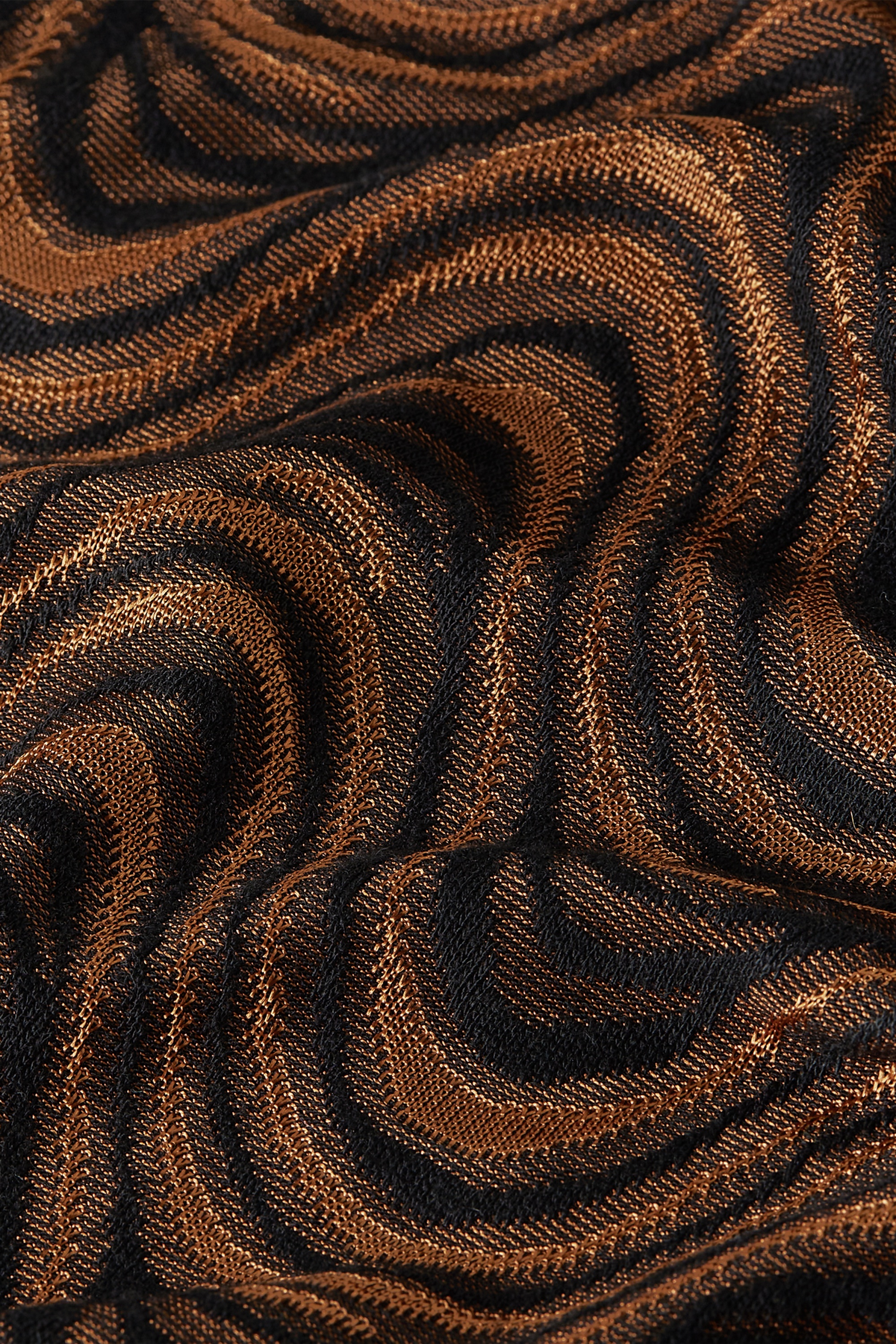 King Louie - Phoebe Jackie jacquard jurk in zwart 5