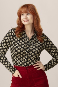 Surkana - Jira blouse in zwart