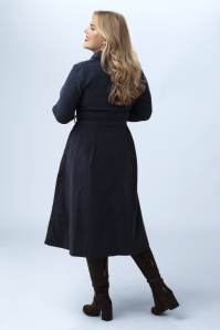 Circus - Cara Cordkleid in Indigo 2
