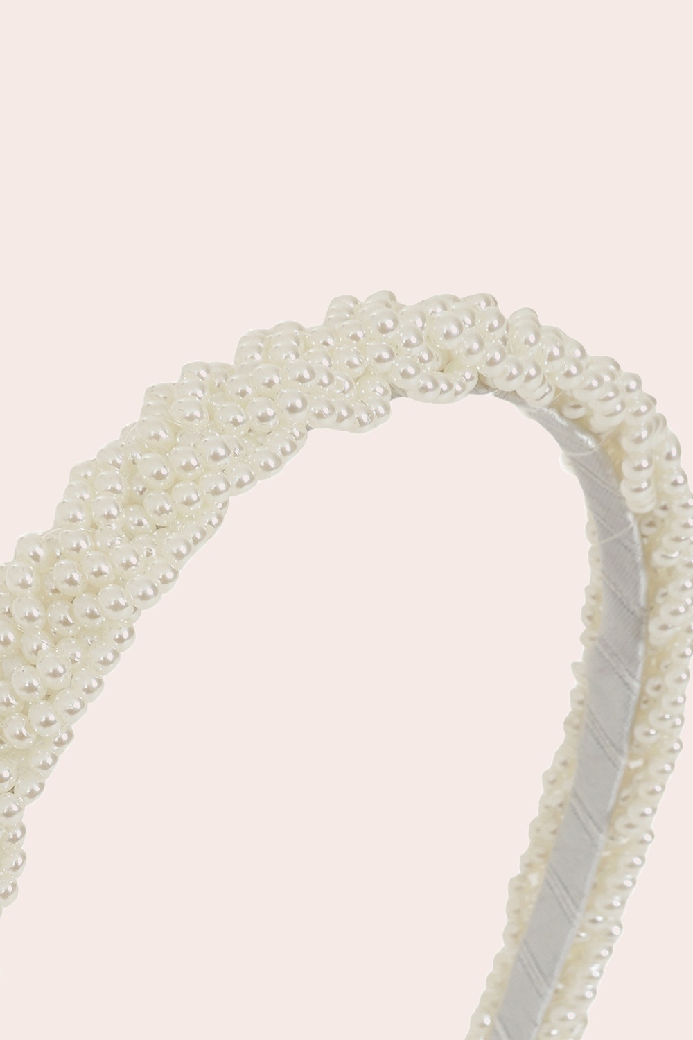 Banned Retro - Eloise Pearl Headband in Cream 3