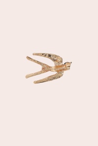 Banned Retro - Soaring Swallow Brooch in Multi 2