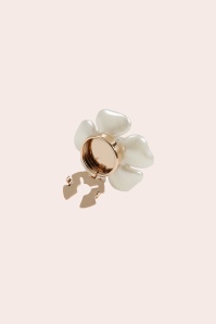 Banned Retro - Pearl Bloom Button Cover Set in Gold 6