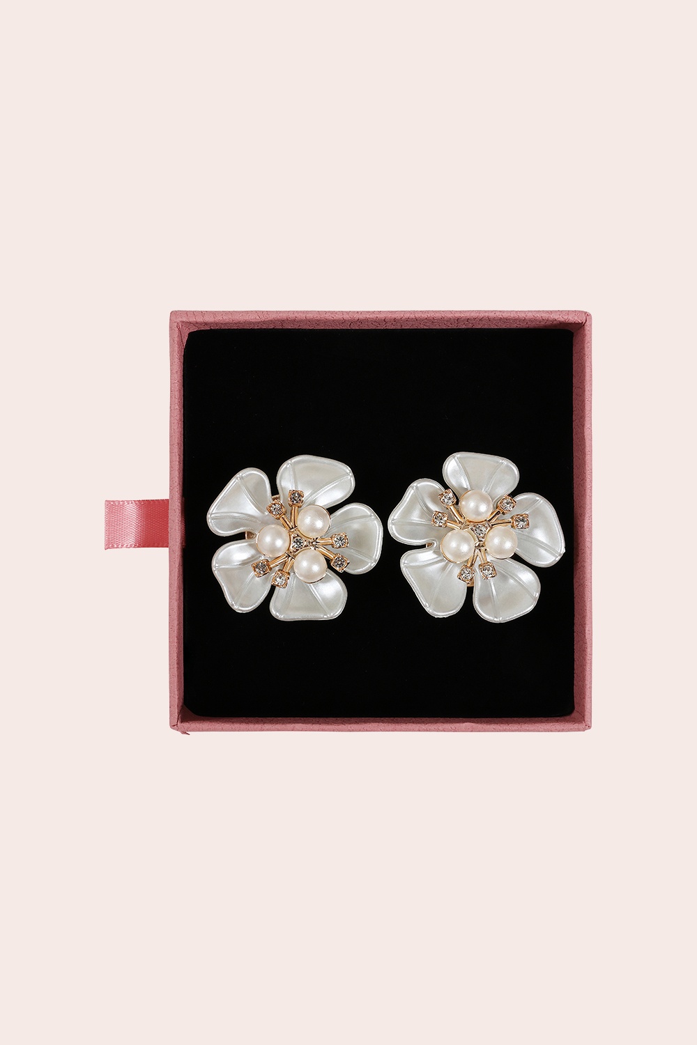 Banned Retro - Pearl Bloom Button Cover Set in Gold 4