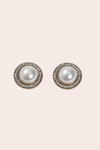 Banned Retro - Pearl Halo Button Cover Set in Gold