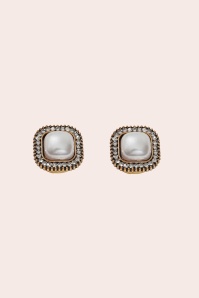 Banned Retro - Pearl Frame Button Cover Set in Gold