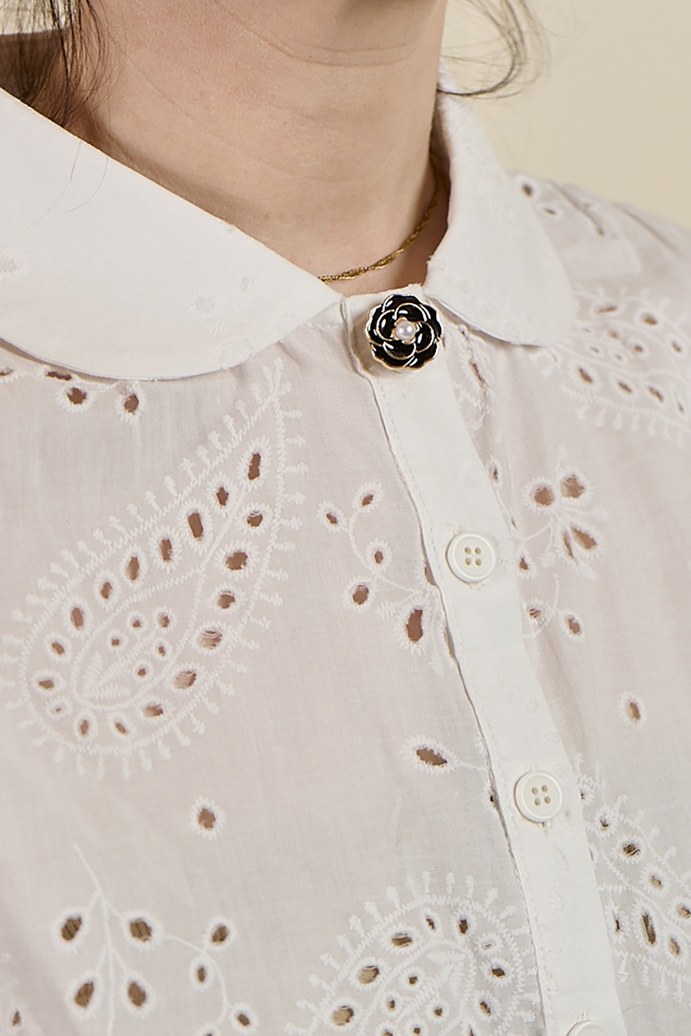 Banned Retro - Noir Rose Button Cover Set in Black 2