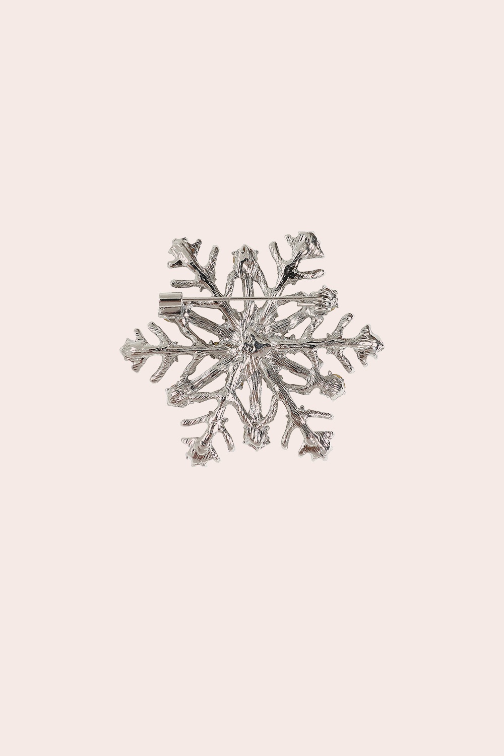 Banned Retro - Midnight Snowflake Brooch in Green and Silver 3