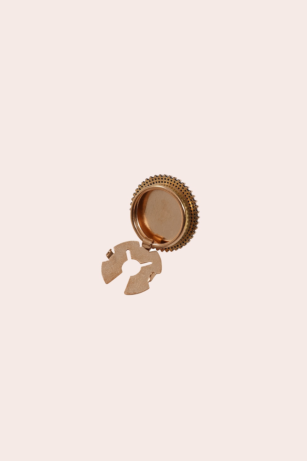 Banned Retro - Pearl Halo Button Cover Set in Gold 5