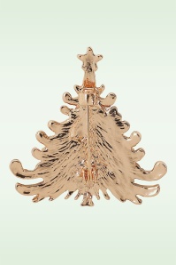 Banned Retro - Broche Evergreen Christmas Tree en vert 3