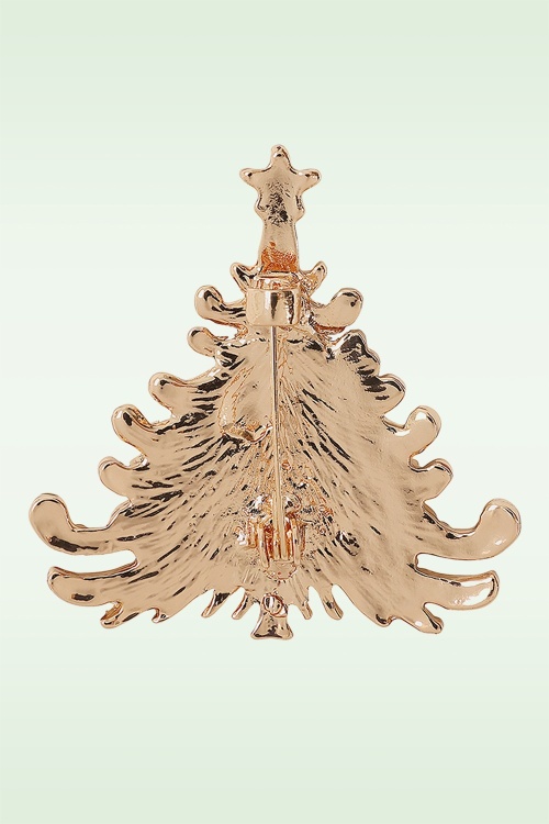 Banned Retro - Broche Evergreen Christmas Tree en vert 3