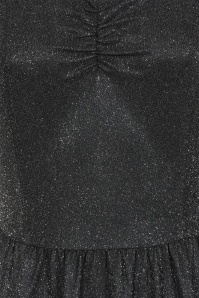 Banned Retro - Marilyn Sparkle jurk in zwart 5