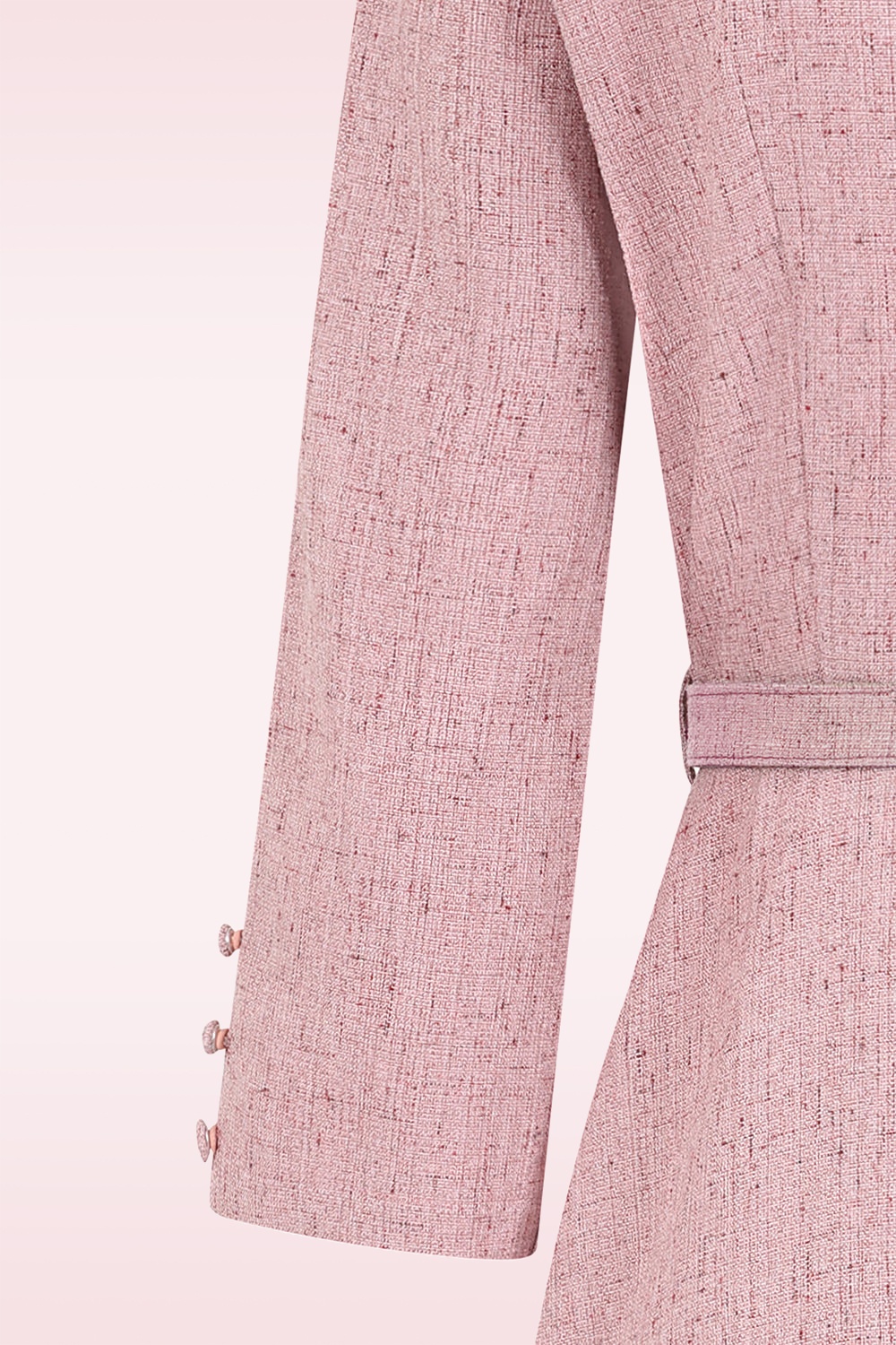 Banned Retro - Sally swing jurk in roze 4