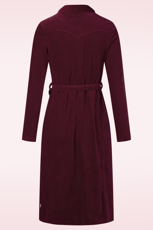Blutsgeschwister - These Boots are Made For corduroy blouse jurk in Bussi Baby Red 5