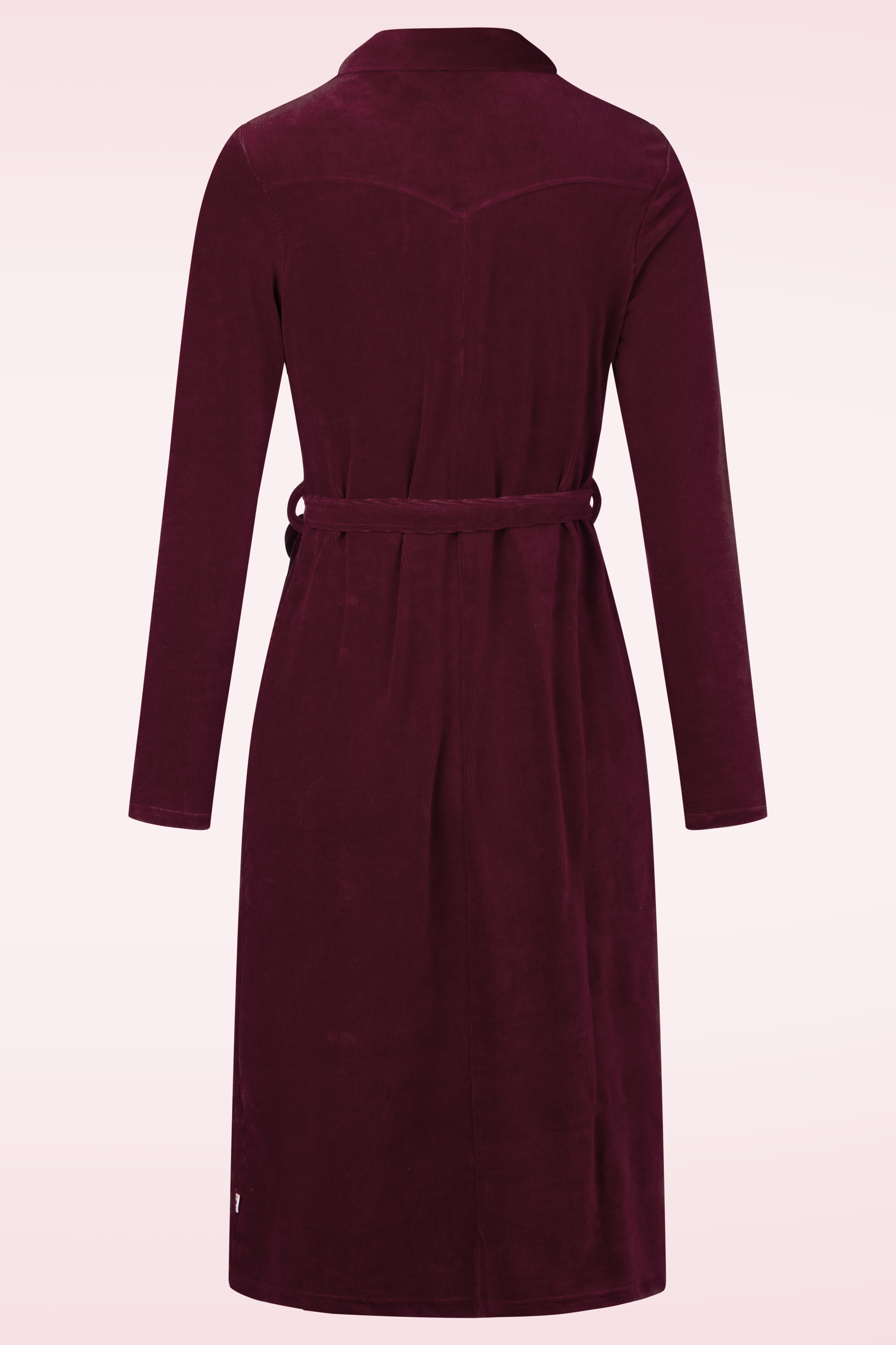 Blutsgeschwister - These Boots are Made For corduroy blouse jurk in Bussi Baby Red 5