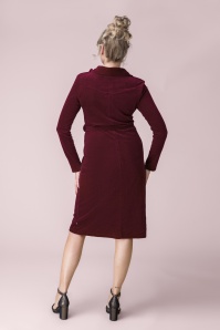 Blutsgeschwister - These Boots are Made For corduroy blouse jurk in Bussi Baby Red 3
