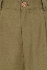 Banned Retro - Matilda Hose in Militärgrün 5